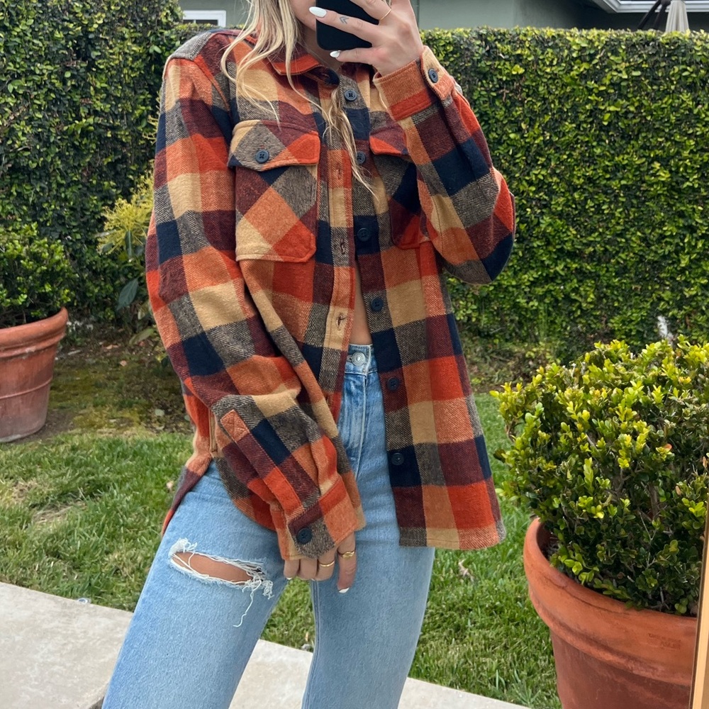 NWT RVCA Flannel